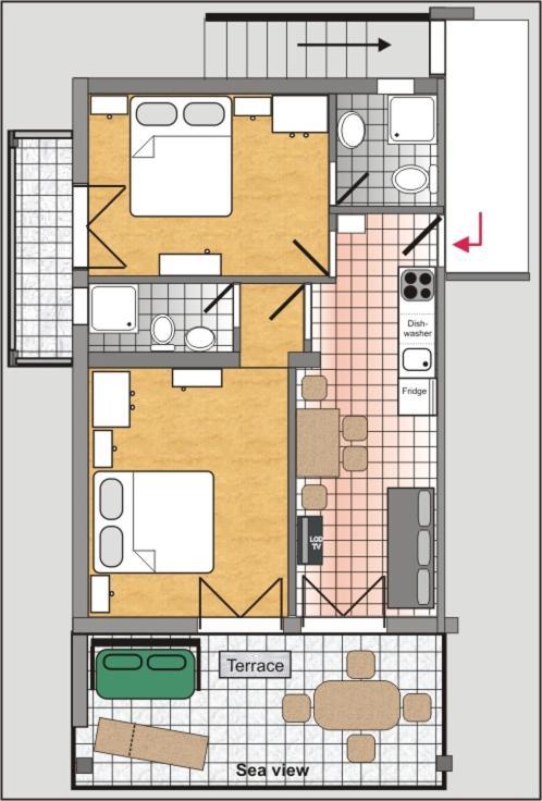 Apartments Dora Банёл Экстерьер фото